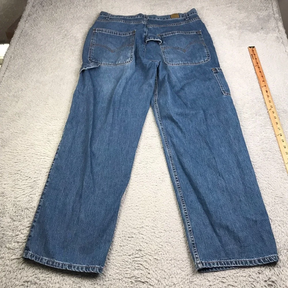 Levis Carpenter Jeans Mens 38 (36x32) Blue Baggy Vintage 90s Y2K Utility Skater